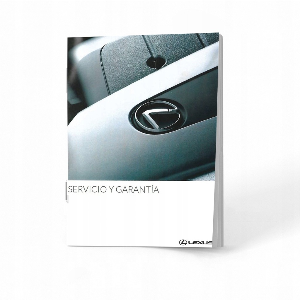 Lexus Hiszpańska Książka Serwisowa Gwarancyjna
