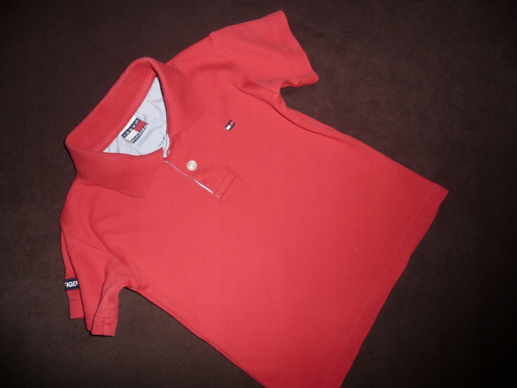 Tommy Hilfiger koszulka polo czerwona 104