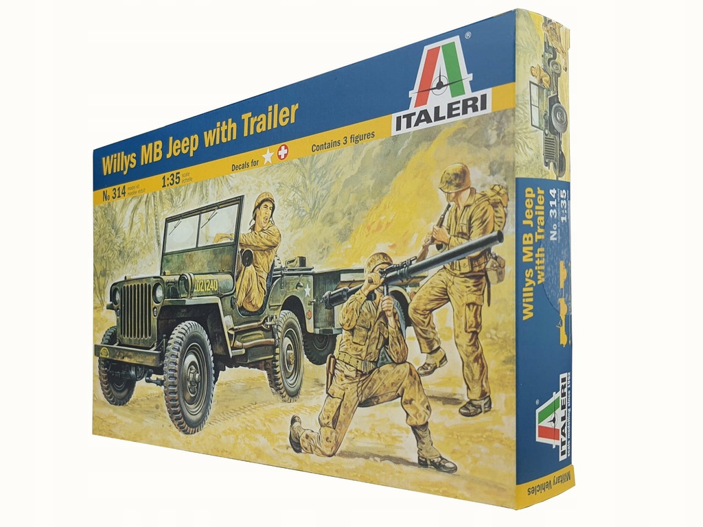 Model Italeri Willys MB Jeep 1:35 314