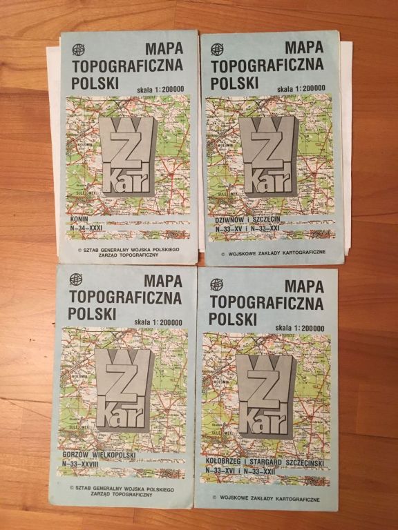 Mapy topograficzne Polski dla zbieracza