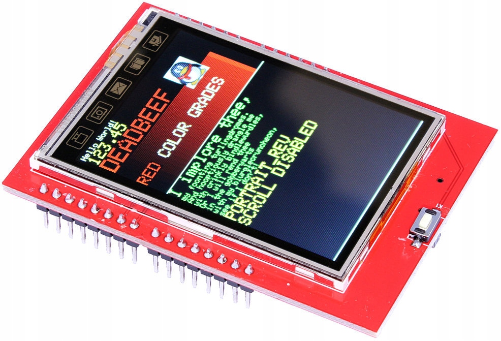 Wyświetlacz TFT LCD 2.4'' SHIELD Arduino ILI9341