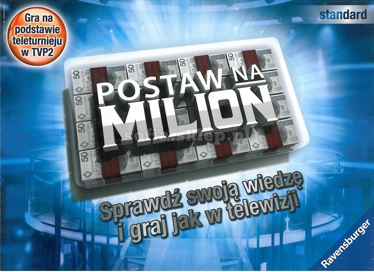 Gra POSTAW NA MILION Standard Ravensburger PL