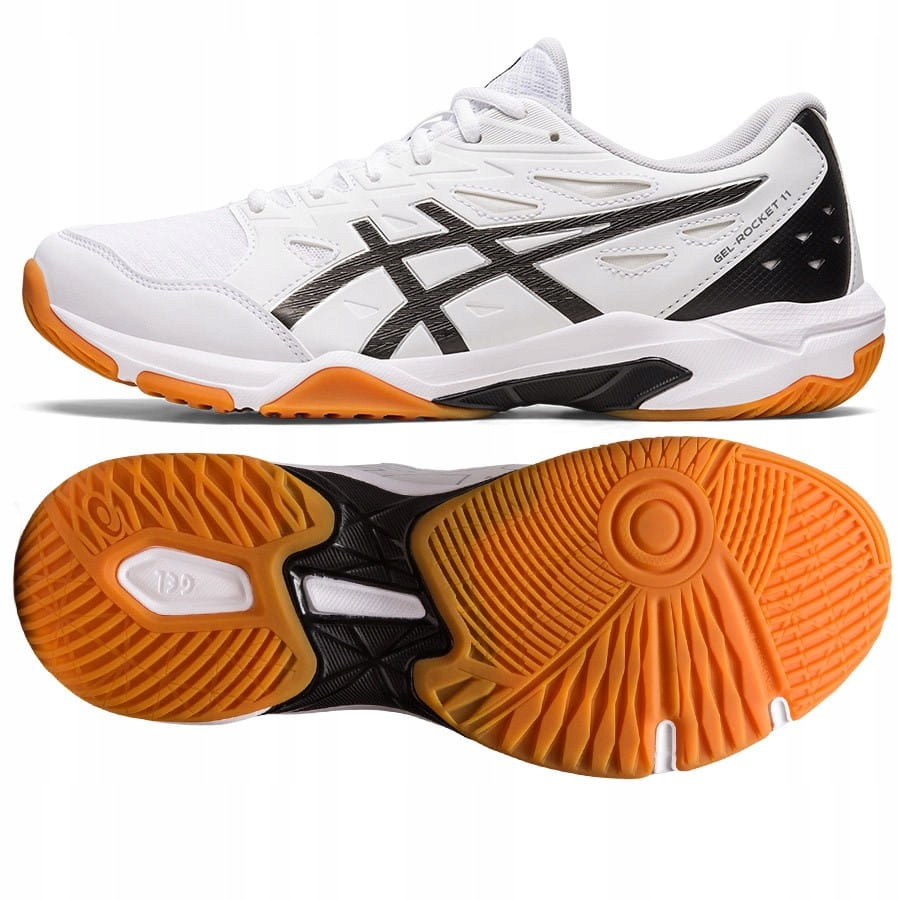 Buty Asics GEL-ROCKET 11 1071A091 101 - BIAŁY, 41 1/2