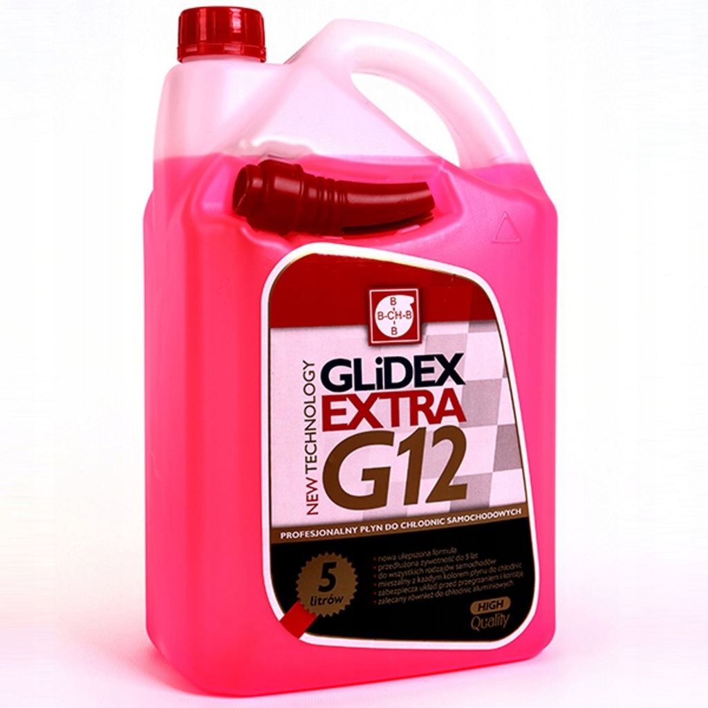 Płyn do chłodnic G12 GLIDEX EXTRA do -35C z atesta