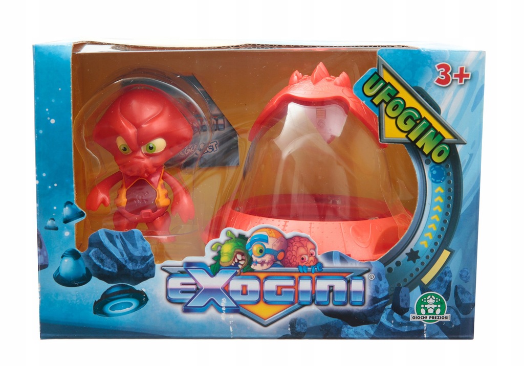 Exogini EXG026 Figurine-Ufogini Navette avec Squiddy Jones 