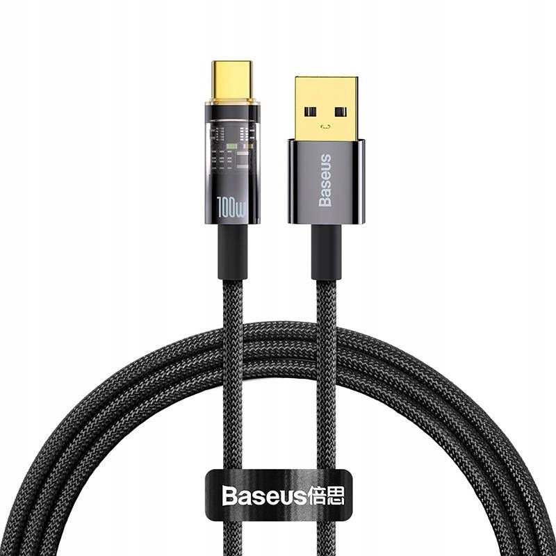 Kabel Baseus USB - USB typ C 1 m czarny