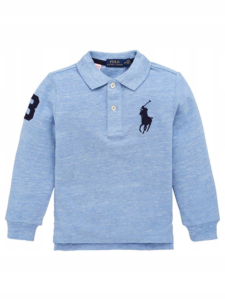 RALPH LAUREN BLUZKA POLO Z DŁUGIM RĘKAWEM__150CM