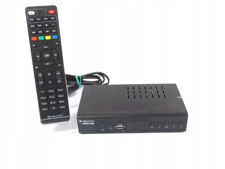 DEKODER DVB-T2 CABLETECH URZ0336B+ PILOT