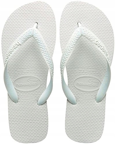 KLAPKI HAVAIANAS JAPONKI BIAŁE UNISEX GUMOWE 35/36