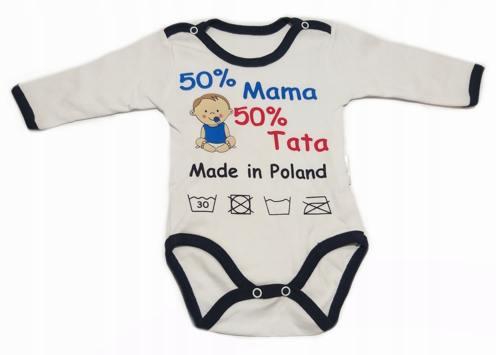 BODY NAPIS 50% Mama 50% Tata Made in Poland 68 cm