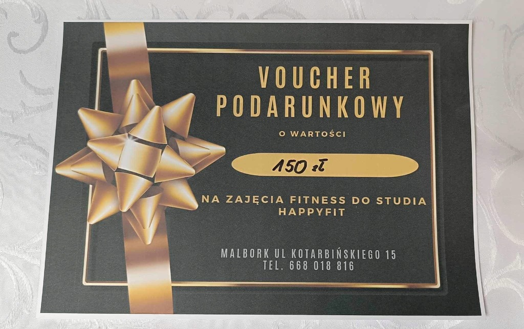 Karta/ voucher do siłowni/ fitness w Malborku