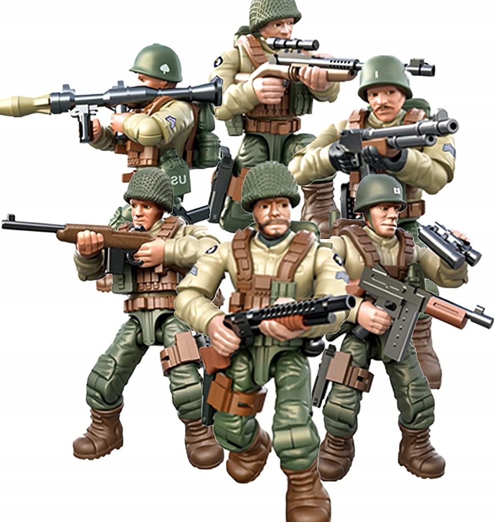 mini figurki żołnierzy do złożenia
