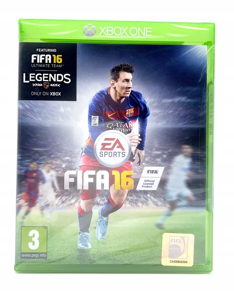 FIFA 16 XBOX ONE PL PO POLSKU NOWA W FOLII