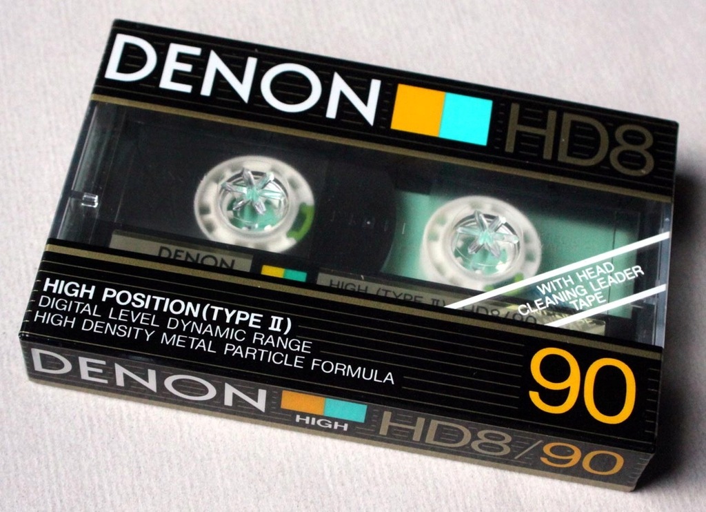 Denon HD8 90 Metal typ II, rok 1985.