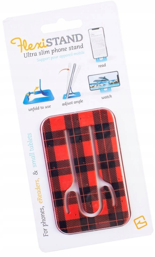 FLEXISTAND PODSTAWKA POD TELEFON - RED TARTAN