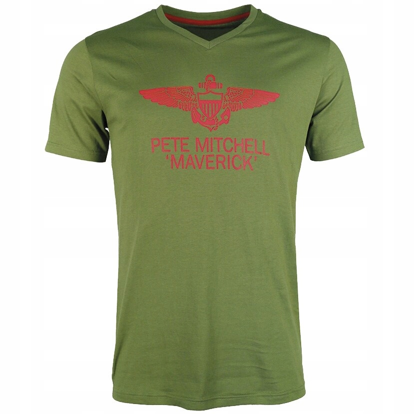 Koszulka T-Shirt Mil-Tec "Maverick" - Zielona Oliwkowa 3XL
