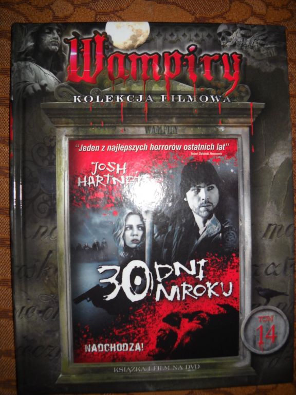 PŁTA DVD+KSIĄŻKA WAMPIRY 30 DNI MROKU NOWA