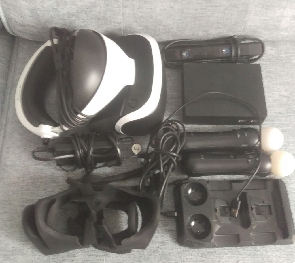 SONY PS4 VR - GOOGLE - KAMERA - 5 GIER - 2xMOVE