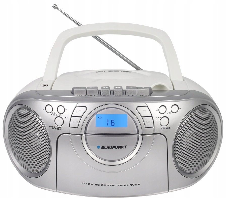 Купить Радио Бумбокс Blaupunkt BB16WH CD MP3 USB кассета: отзывы, фото ...