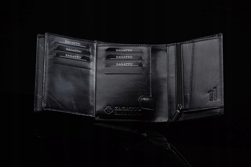 Купить Мужской кожаный кошелек ZAGATTO премиум-класса, набор RFID: отзывы, фото, характеристики в интерне-магазине Aredi.ru