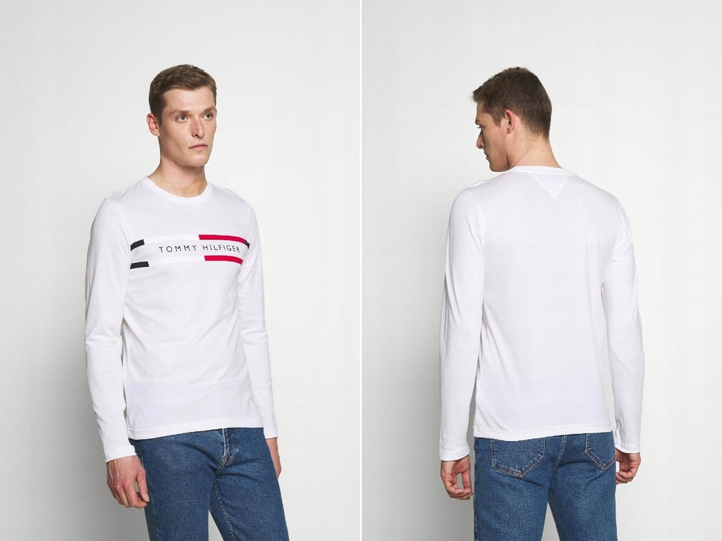 I007B16 Tommy Hilfiger KOSZULKA Z DŁUGIM RĘKAWEM M