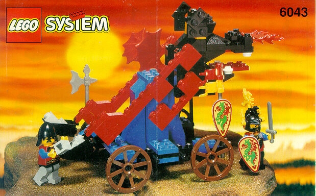 LEGO Castle Knights 6043 Dragon Defender Katapulta