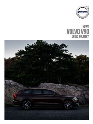 Volvo V90 Cross Country prospekt model 2018 polski