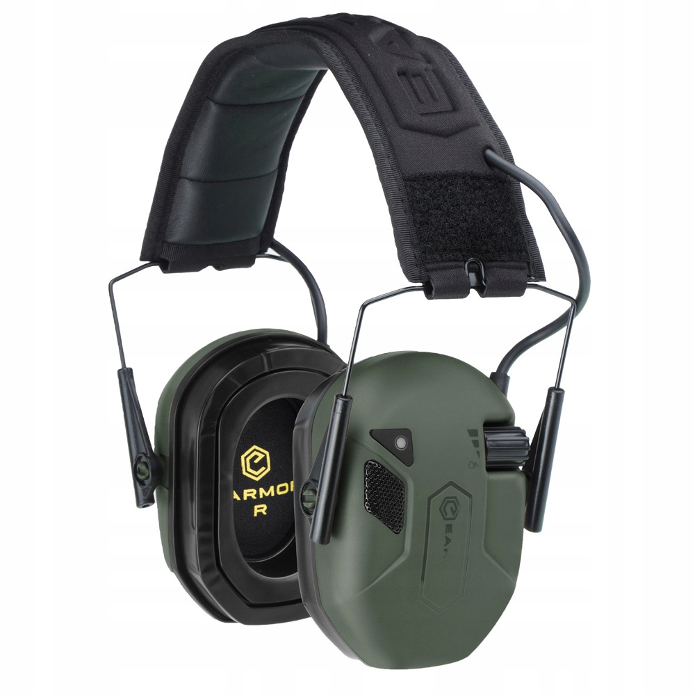 EARMOR - Aktywne ochronniki M300T - NRR23 dB - Bluetooth 5.4-Foliage Green