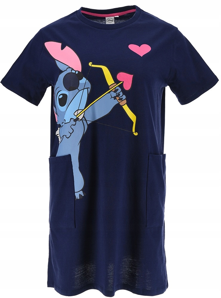 Koszula nocna damska na licencji Disney Stich XL