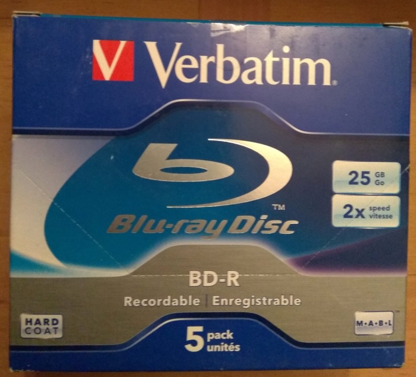 Blu-ray Disc VERBATIM 25GB BD-R x2