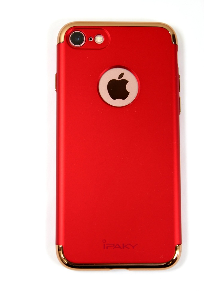 Etui Czerwone Red + Szkło iPhone 5 5S 5SE