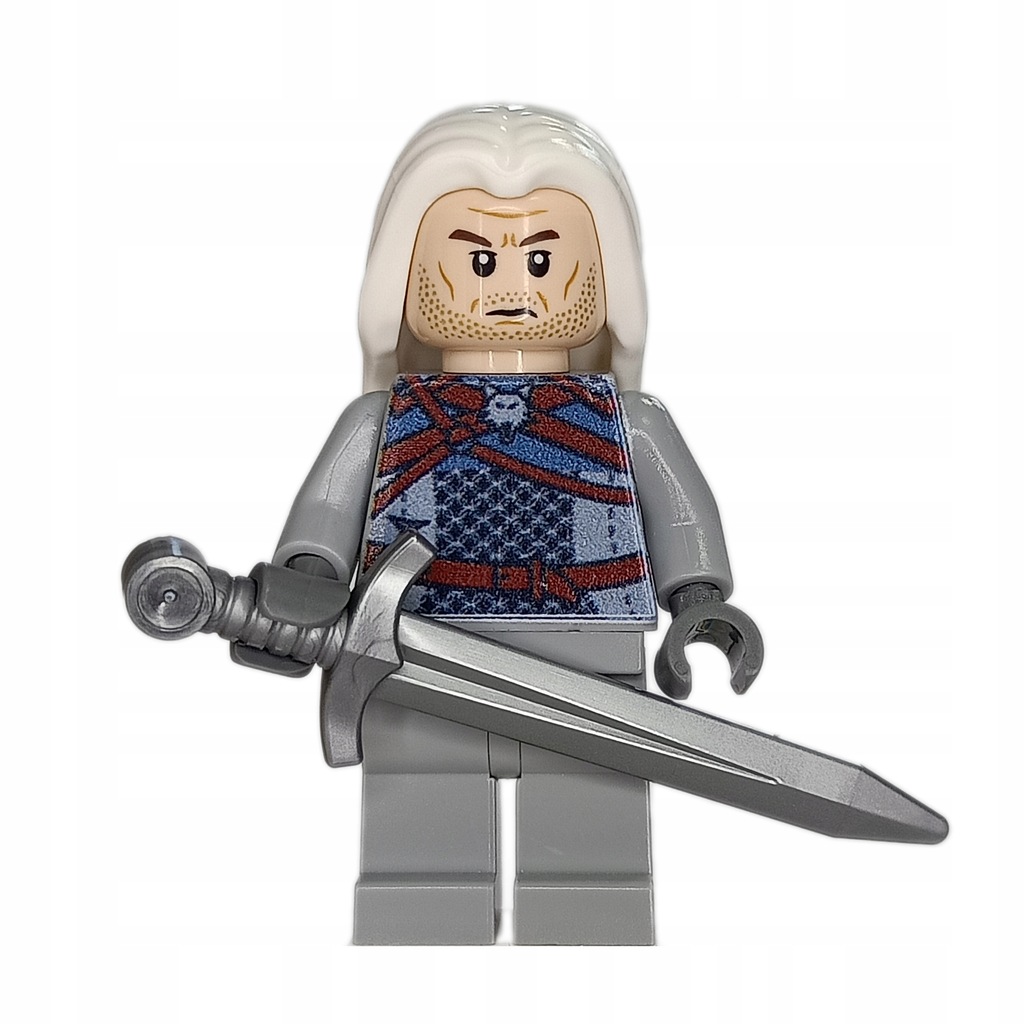 LEGO Custom Figurka Wiedźmin Geralt Witcher Miecz