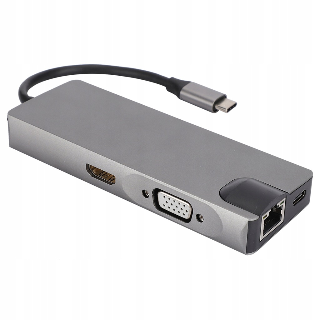 TYP C Ethernet Hub do USB3.0 x 2 HDMI Czytanie