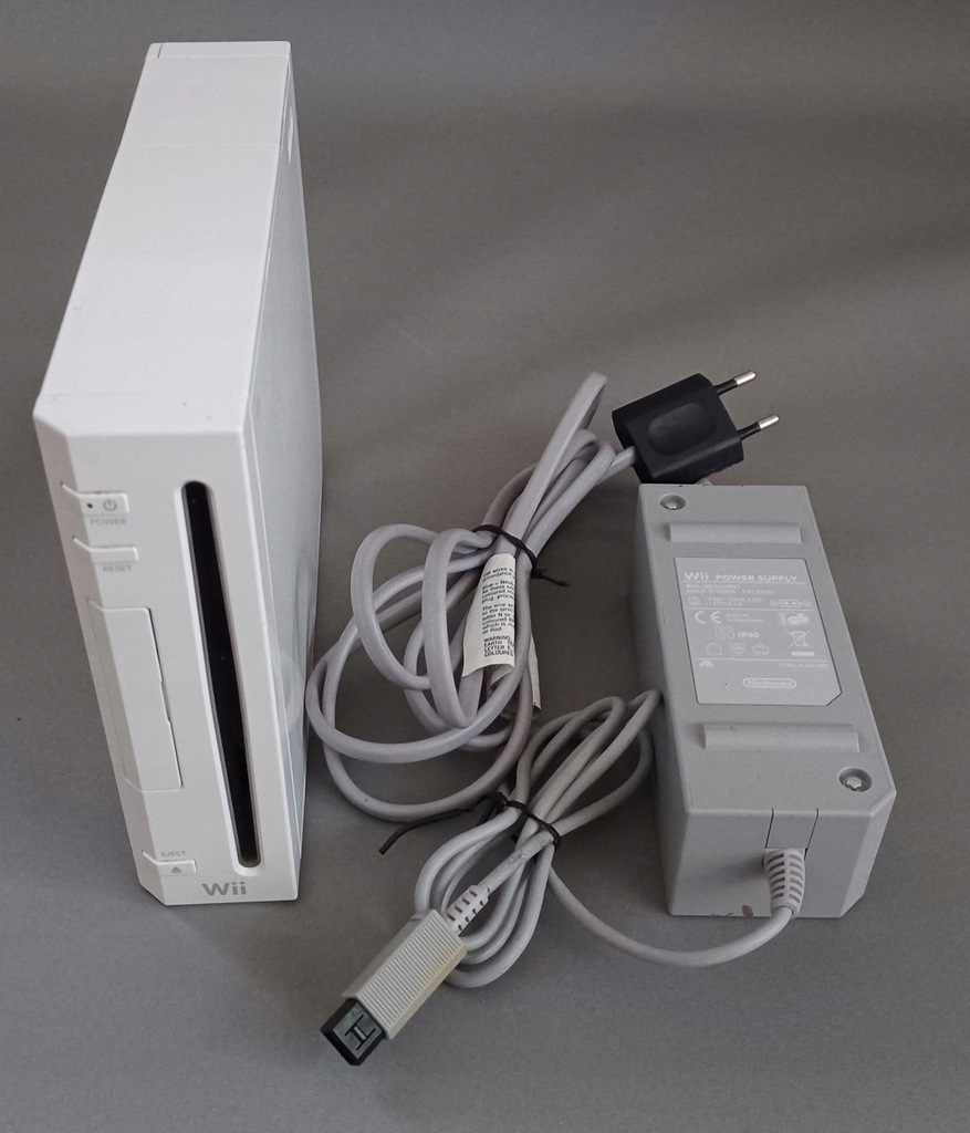 NINTENDO WII / KONSOLA / RVL001(EUR) / zasilacz 12706799951