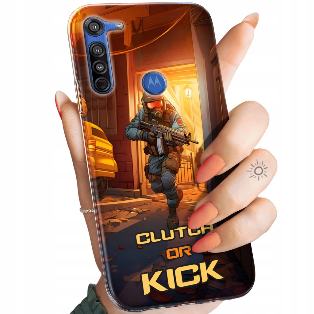 ETUI DO MOTOROLA MOTO G8 WZORY CS GO COUNTER-STRIKE OBUDOWA POKROWIEC CASE