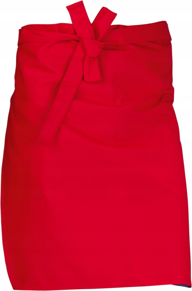 Zapaska kucharska kelnerska 60 cm czerwona