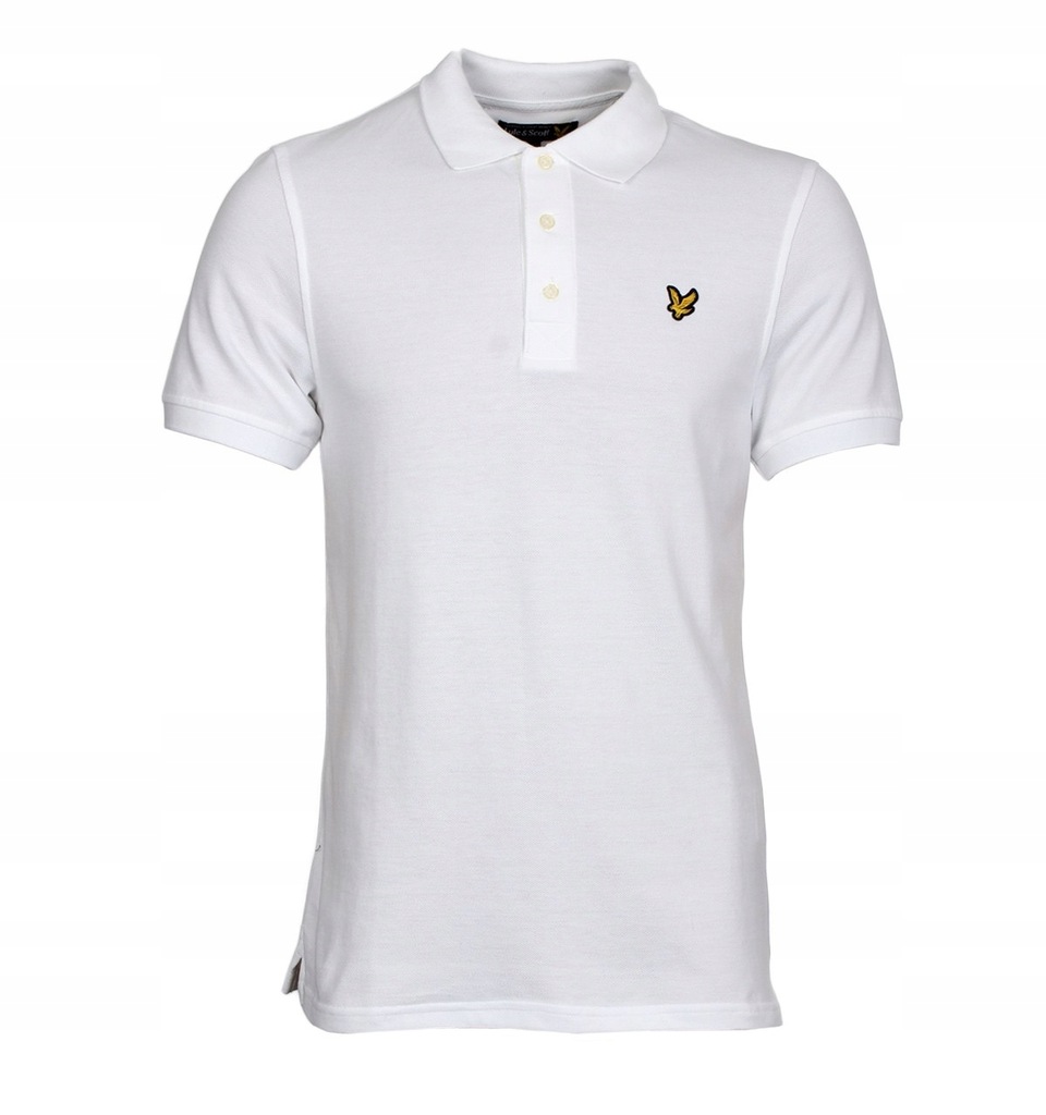 Koszulka polo LYLE & SCOTT Casual biała 2XL