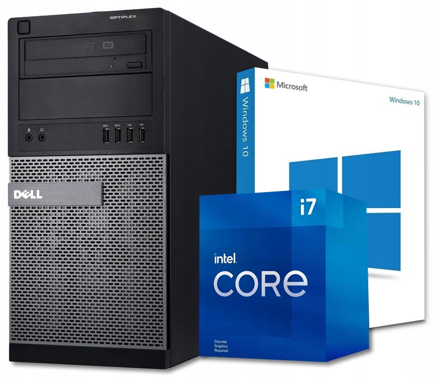 Dell OptiPlex 7020 Tower Plus| Intel Core I7-14700| 16GB DDR5| 4TB SSD| Dual Monitor Support| Windows 11 Pro| Business Desktop Computer