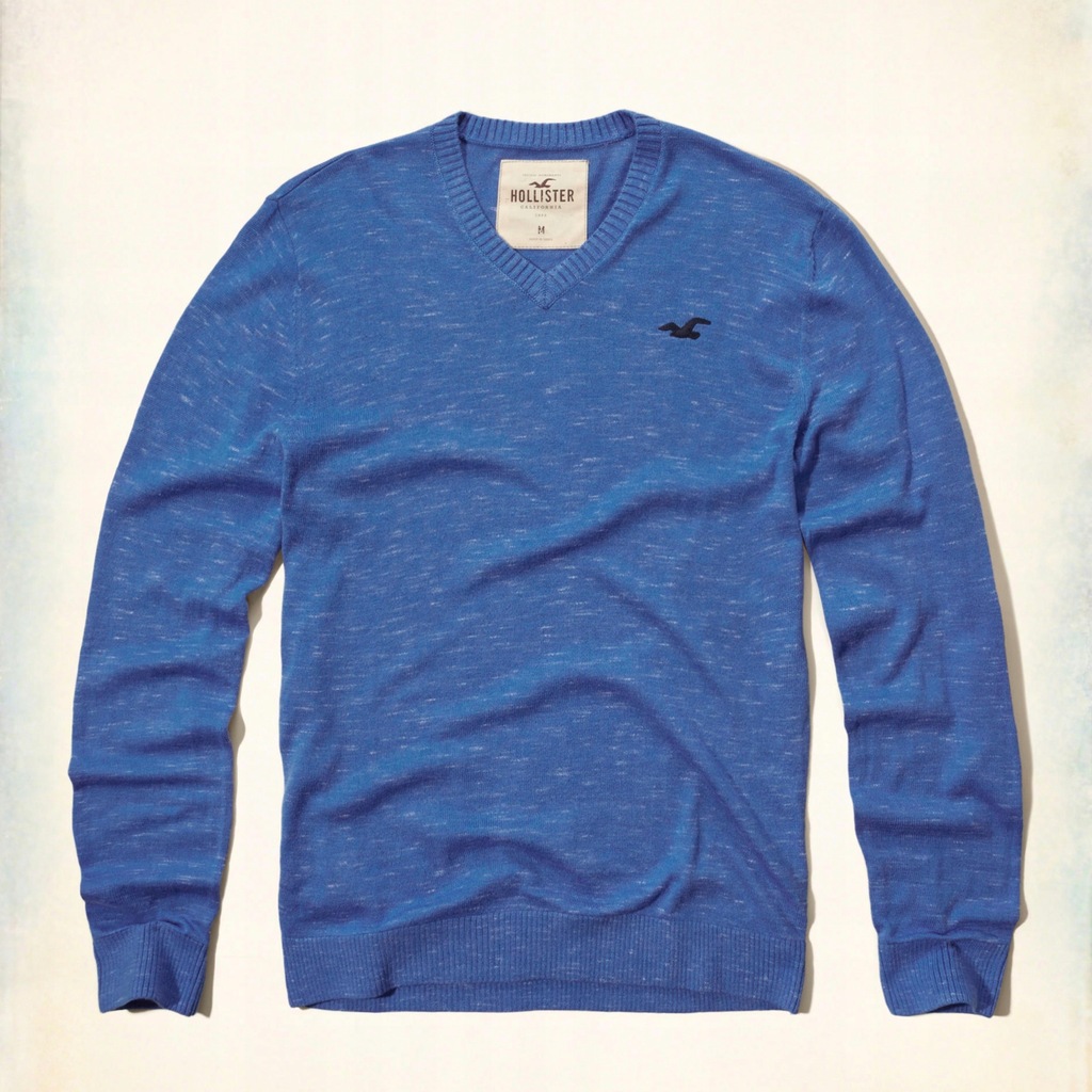 HOLLISTER Abercrombie Sweter Męski Niebieski L - 7162273167 - oficjalne ...