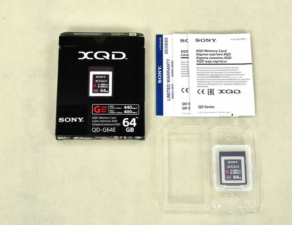 Karta pamięci SONY XQD G 64GB 440 mb/s ORYGINAŁ