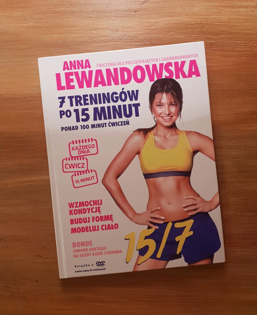 ANNA LEWANDOWSKA - 7 treningów po 15 minut DVD