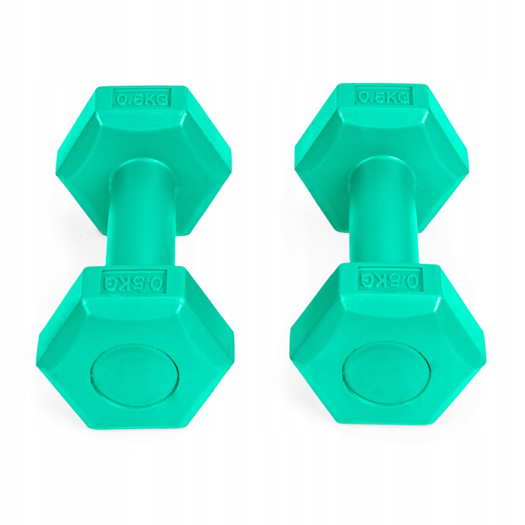 HANTLE FITNESS ZESTAW HANTELKI CIĘŻARKI 2X 0,5 KG