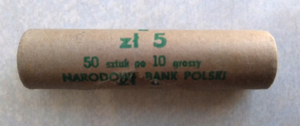 10 groszy 1981 z rulonu bankowego