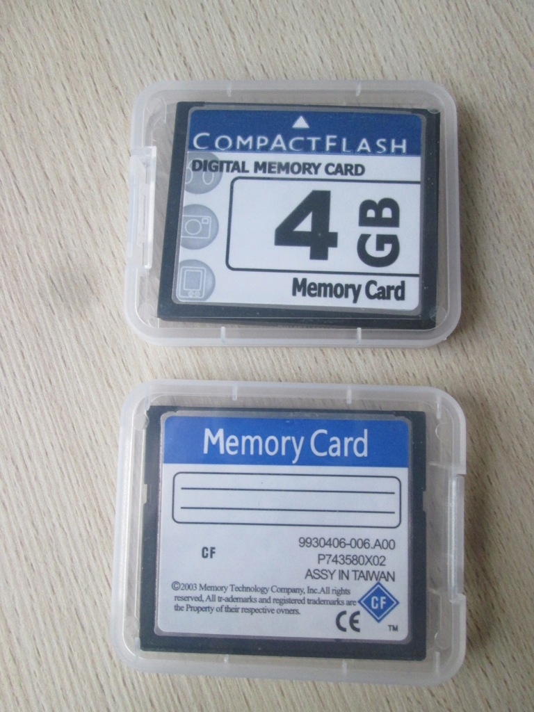 Karta pamięci Compact Flash 4GB NOWA