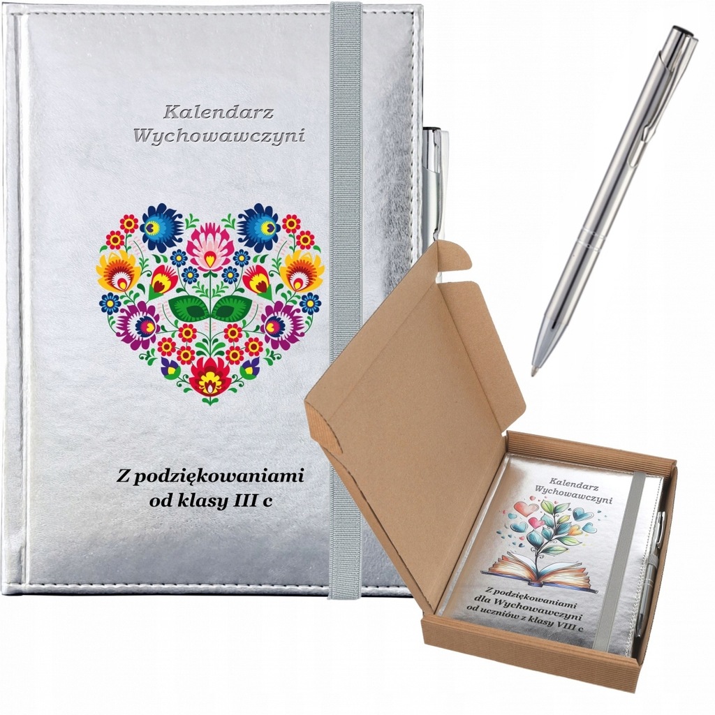 N13 Kalendarz szkolny 2025/2026 zestaw Z PODZIĘKOWANIAMI DLA WYCHOWAWCZYNI