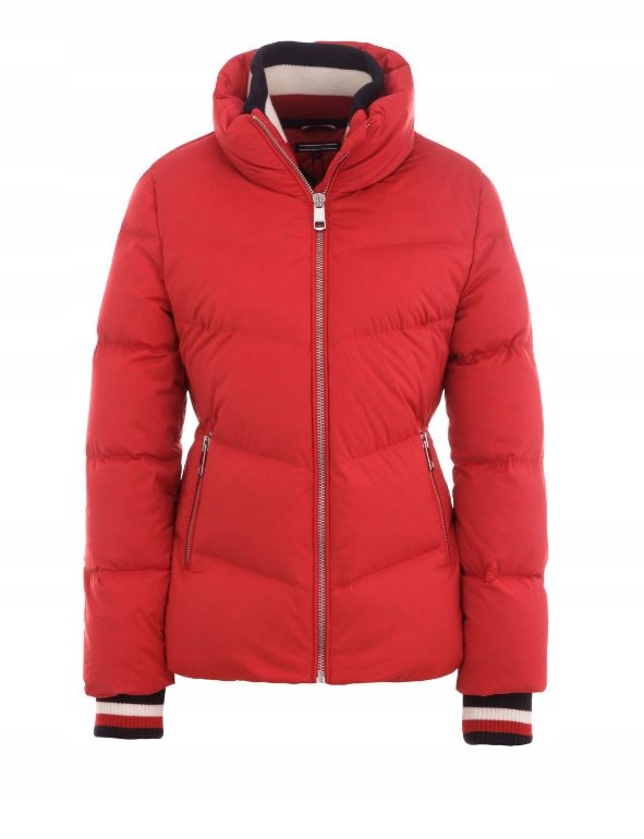 Tommy Hilfiger kurtka Callie Icon Down czerwony S 11409415174