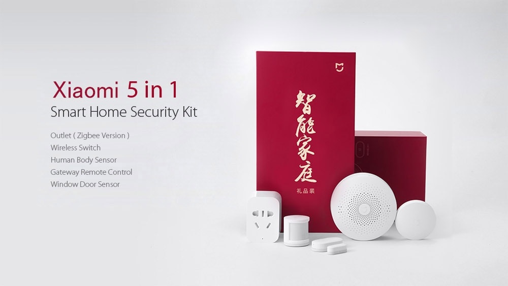 Xiaomi zestaw 5 czujników Smart Dom ZigBee Wi-Fi