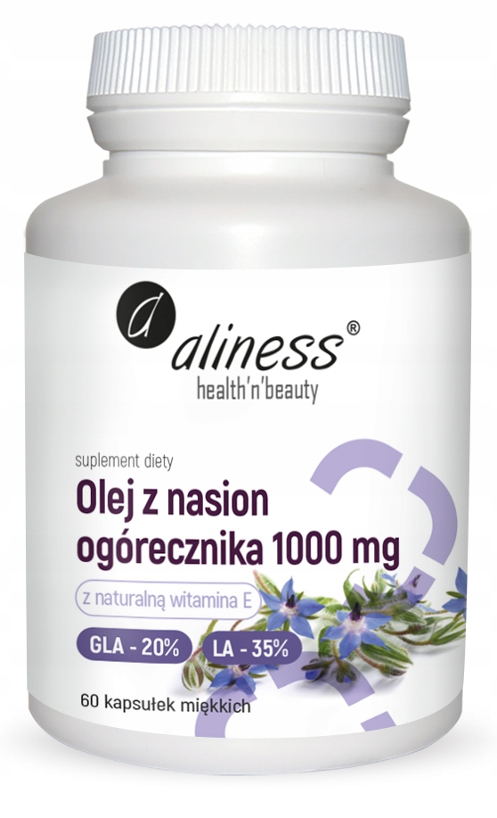 ALINESS OLEJ Z OGRECZNIKA 1000MG 60 KAPS