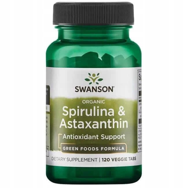 Organic Spirulina & Astaxanthin (120 tabl.)