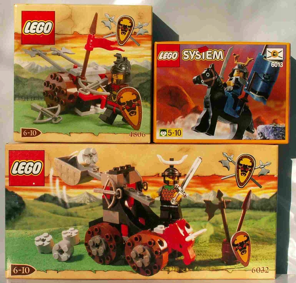 Lego 6032 6013 4806 Nowy Castle Catapult unikat